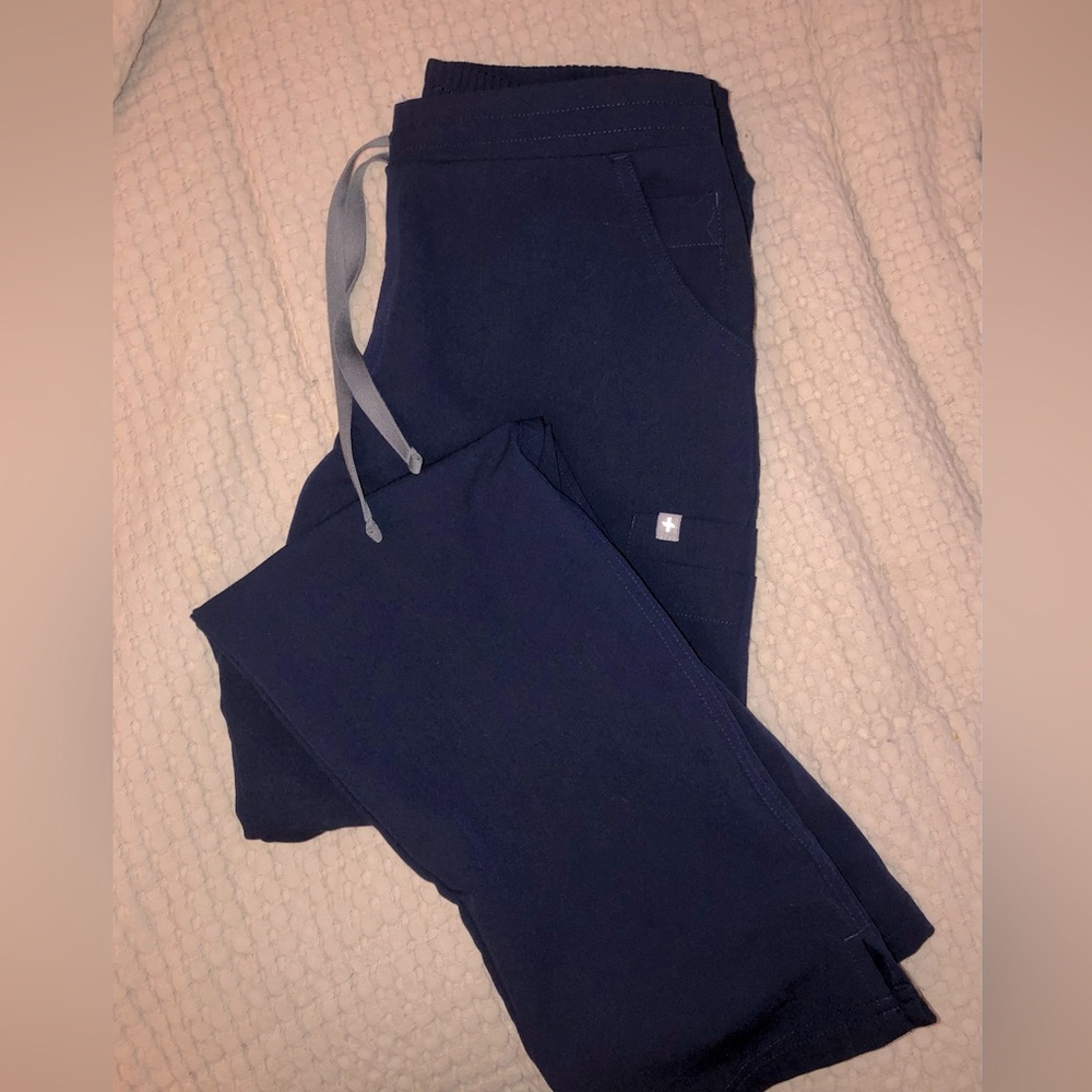 Figs Yola Navy Scrub Pants